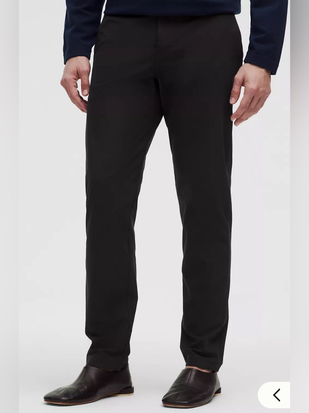 Lululemon ABC Classic-Fit Trousers Warpstreme Black 38x30 EUC Men’s